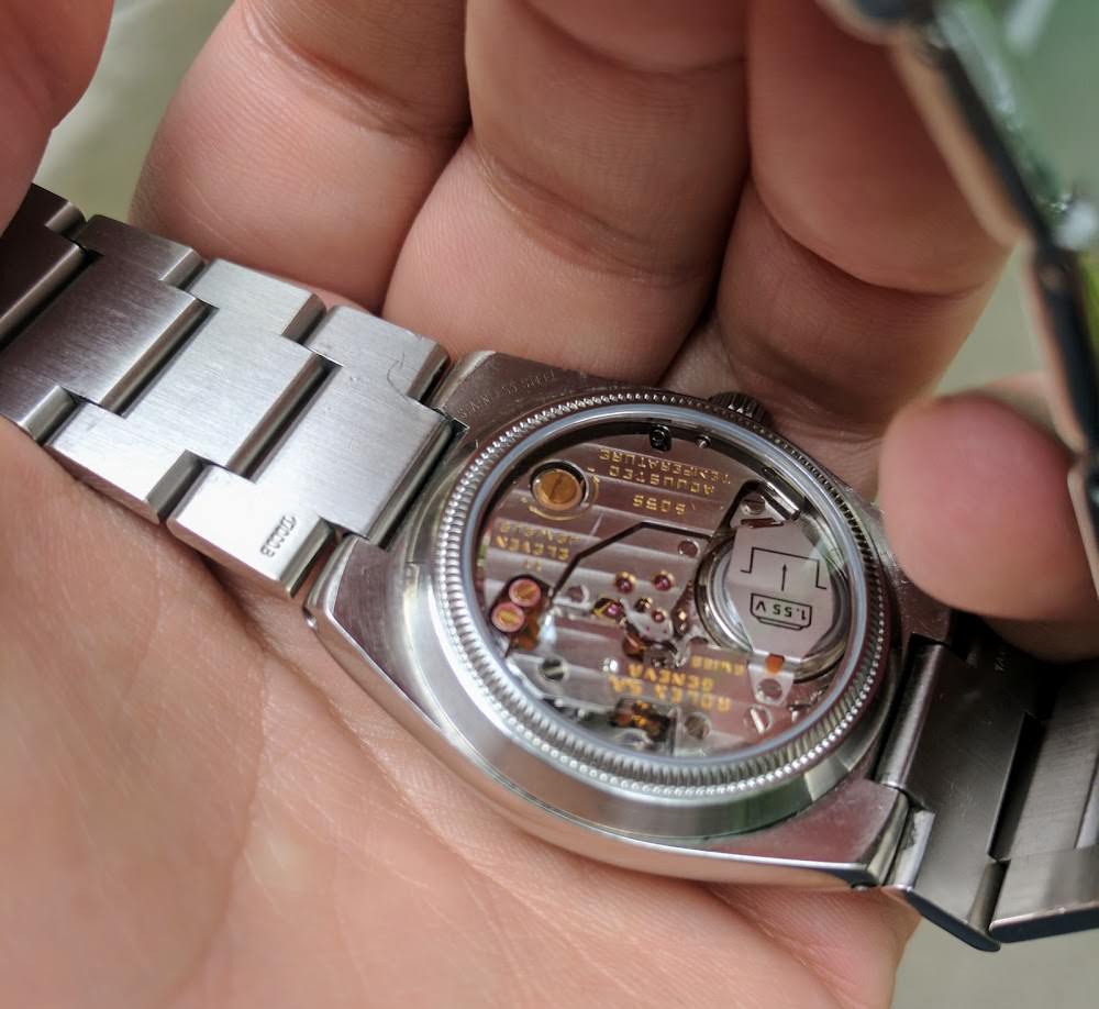 WTS Restored Rolex OyserQuartz Clear Caseback WatchCharts