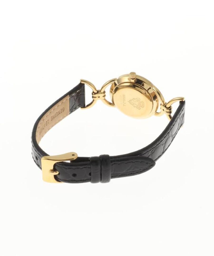 Gucci Watch 6000.2.L Ladies 22mm Black Dial Vintage Quartz Round