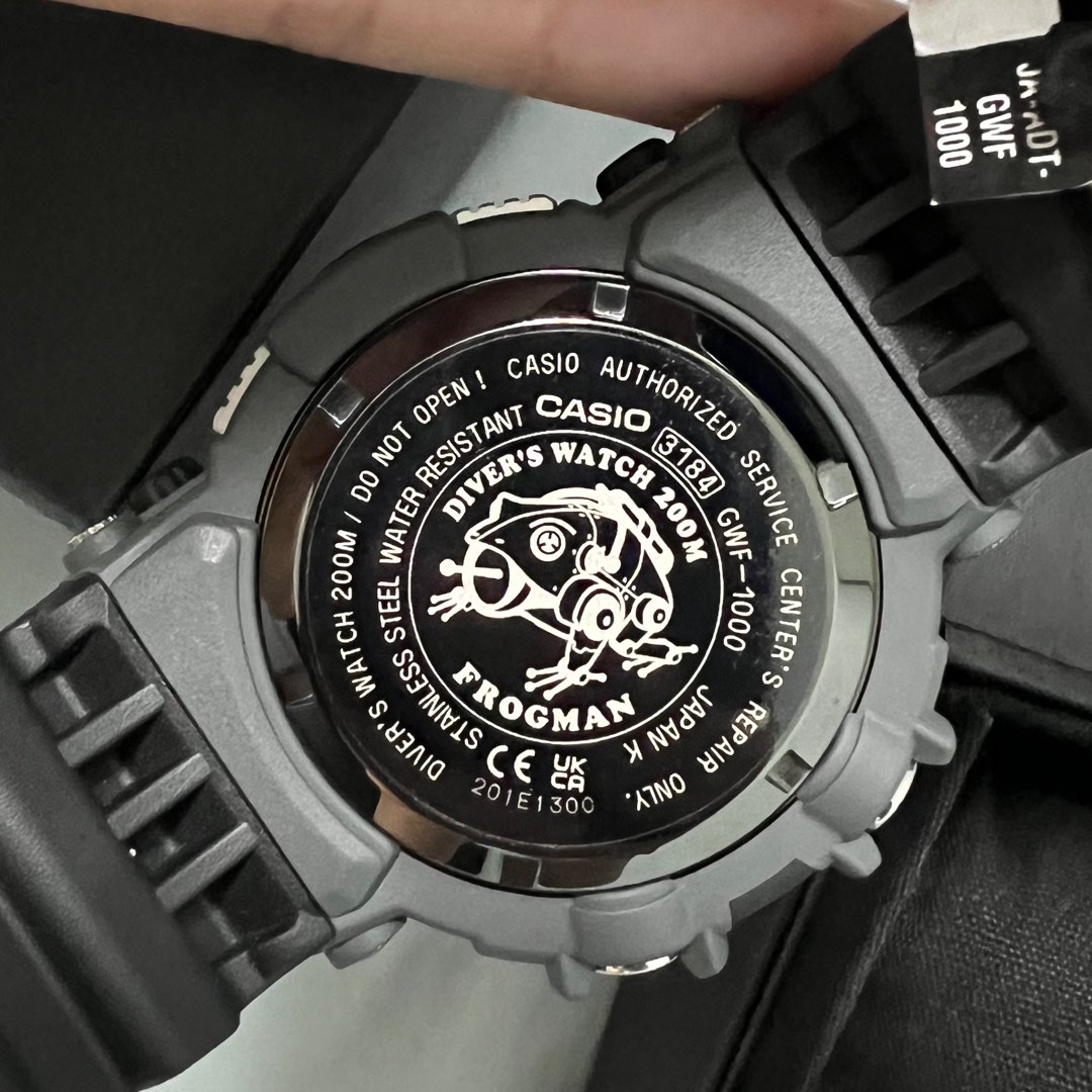 G-shock black frogman GWF-1000-1JF | WatchCharts Marketplace