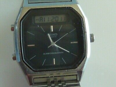 Vintage Seiko H556 500A Digi Ana Alarm Chronograph Digital Watch