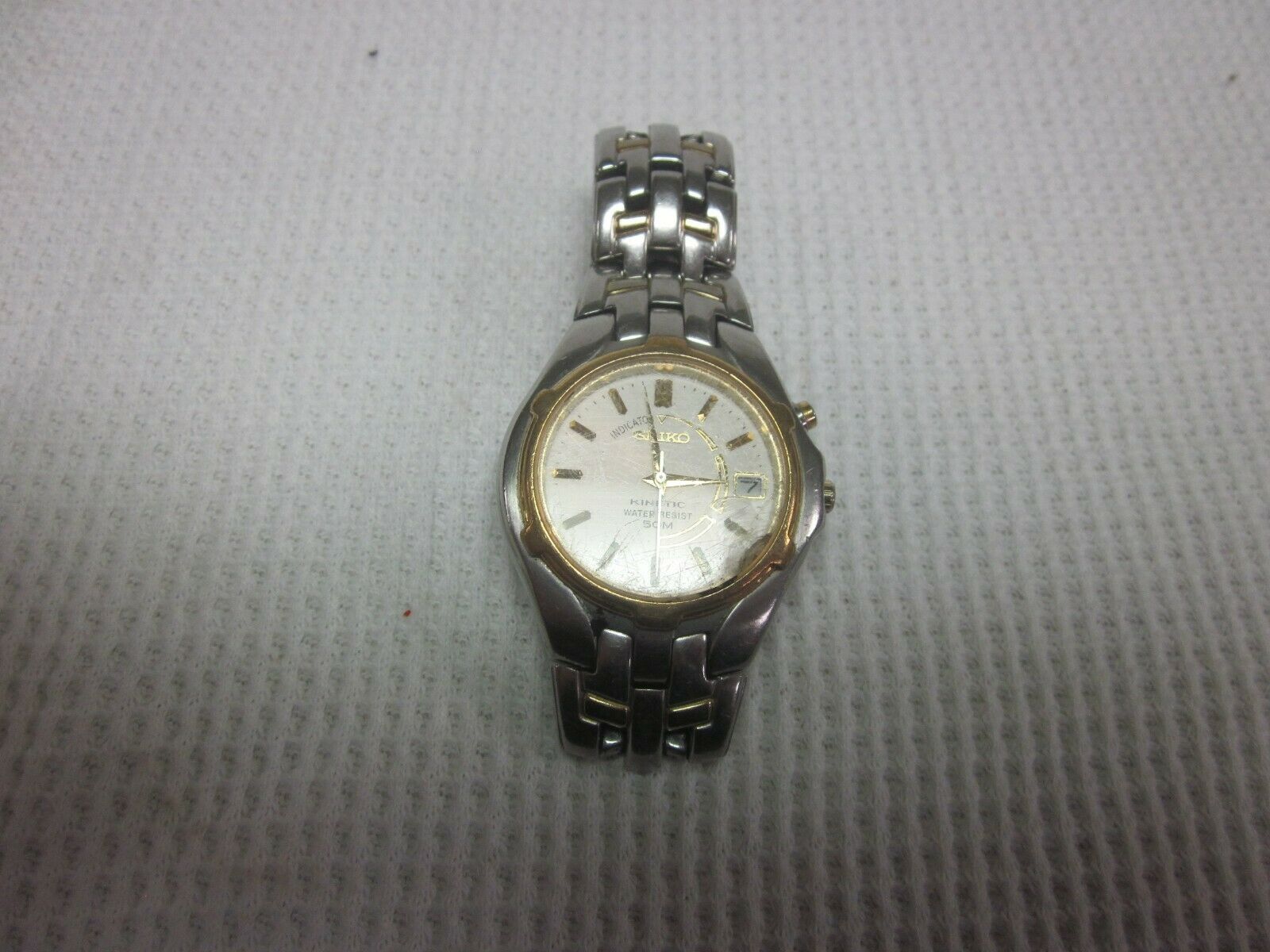 Seiko 50M Kinetic Watch 5M62-0A89 