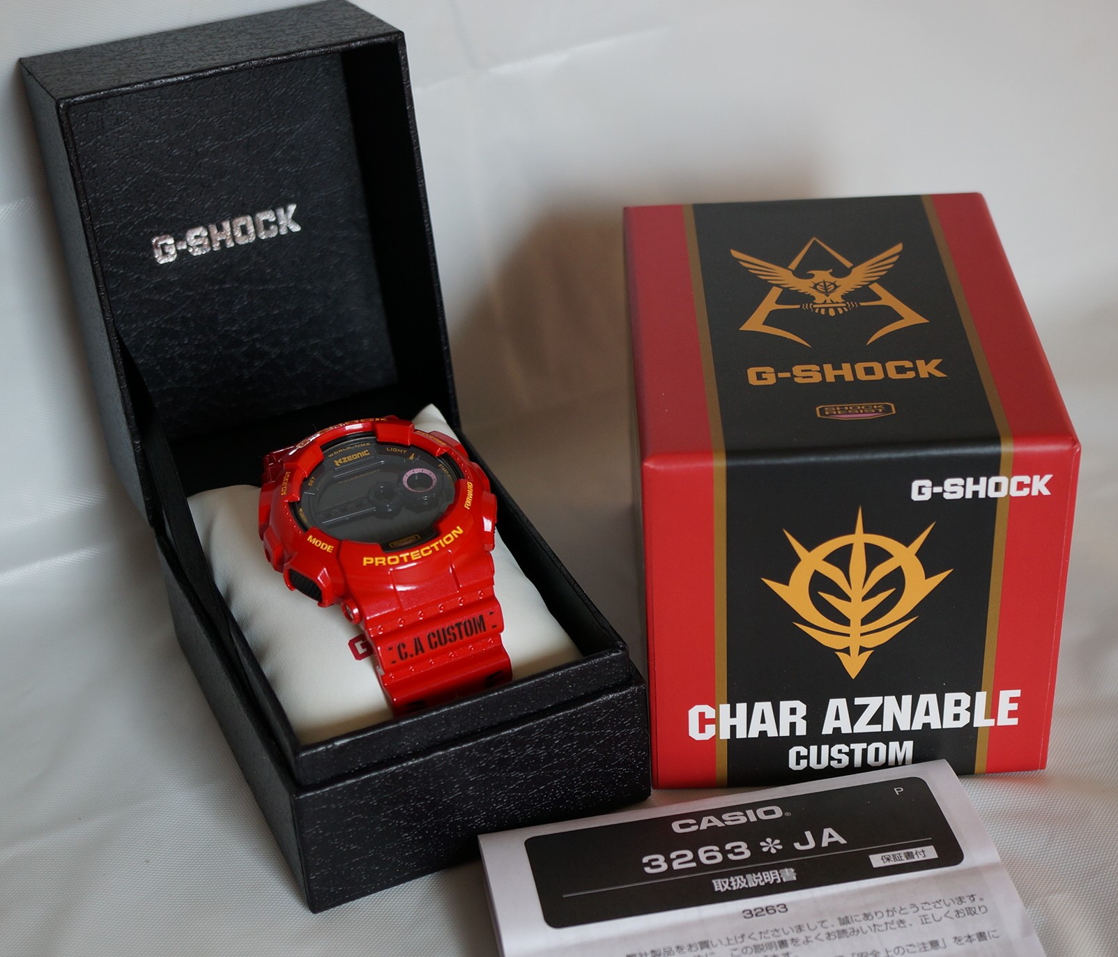 FS: Casio G-Shock x Gundam CHAR AZNABLE G-100 35th Anniversary