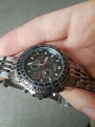 Citizen Eco drive Navihawk Titanium watch C650 Q02144 | WatchCharts  Marketplace