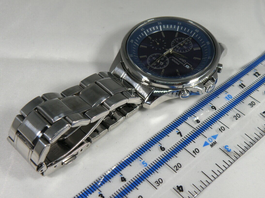 MEN'S SEIKO 7T92-0NY0 CHRONOGRAPH WATCH - VERY GOOD COND. - BOXED 