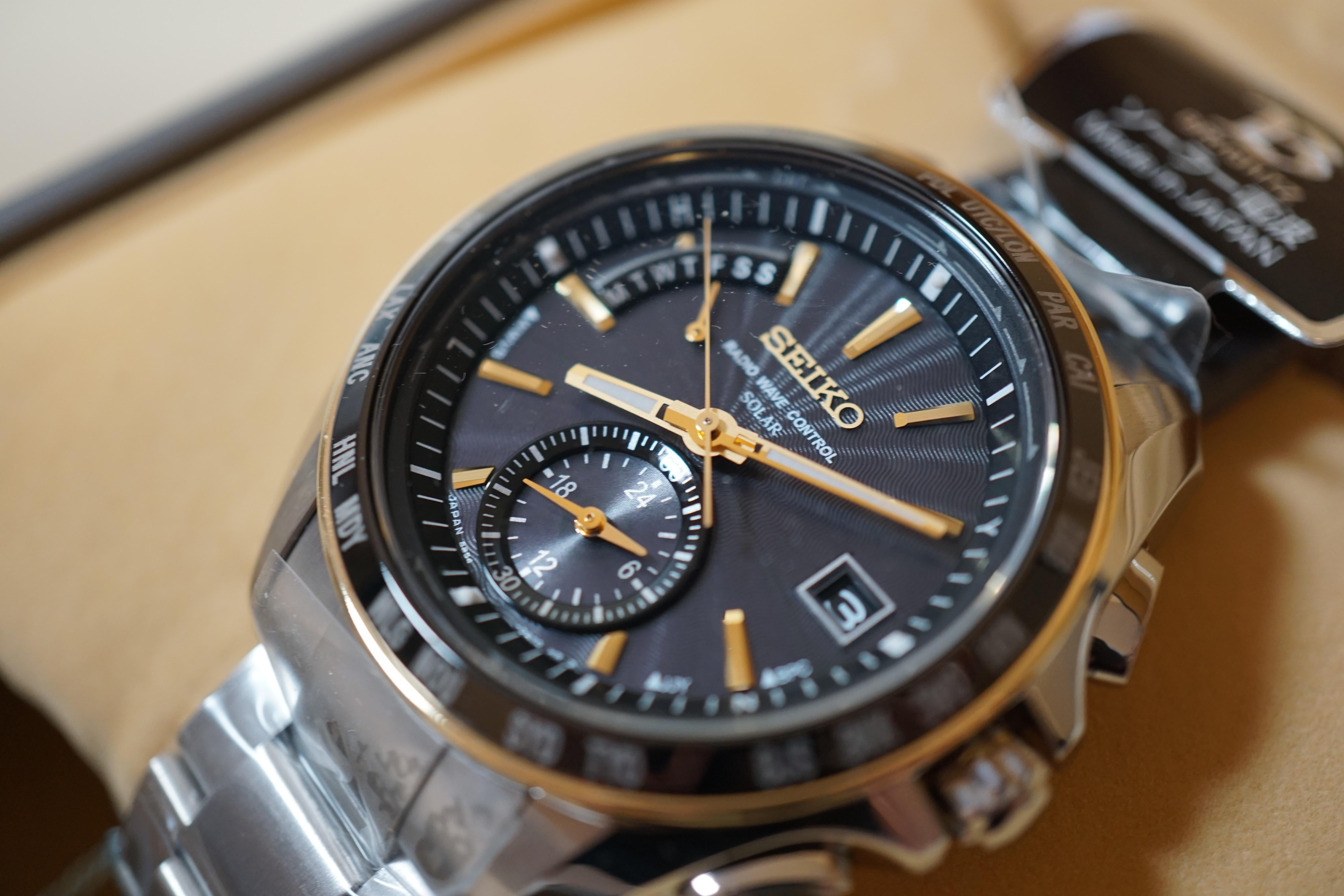 WTS] New Seiko Brightz SAGA160 8B54 Radio Wave Solar Titanium JDM