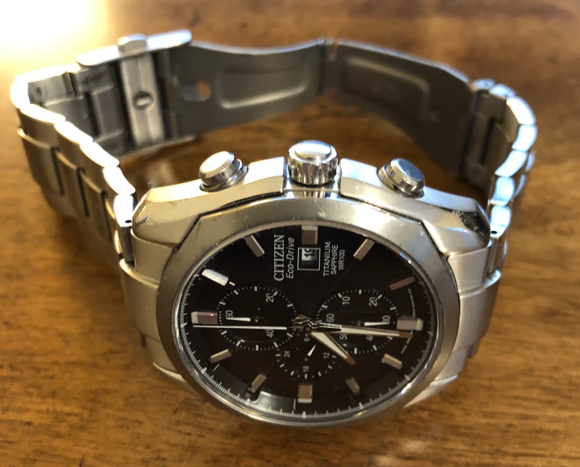 FS: Citizen Eco-Drive Titanium Chronograph Men's Watch CA0020-56E ...