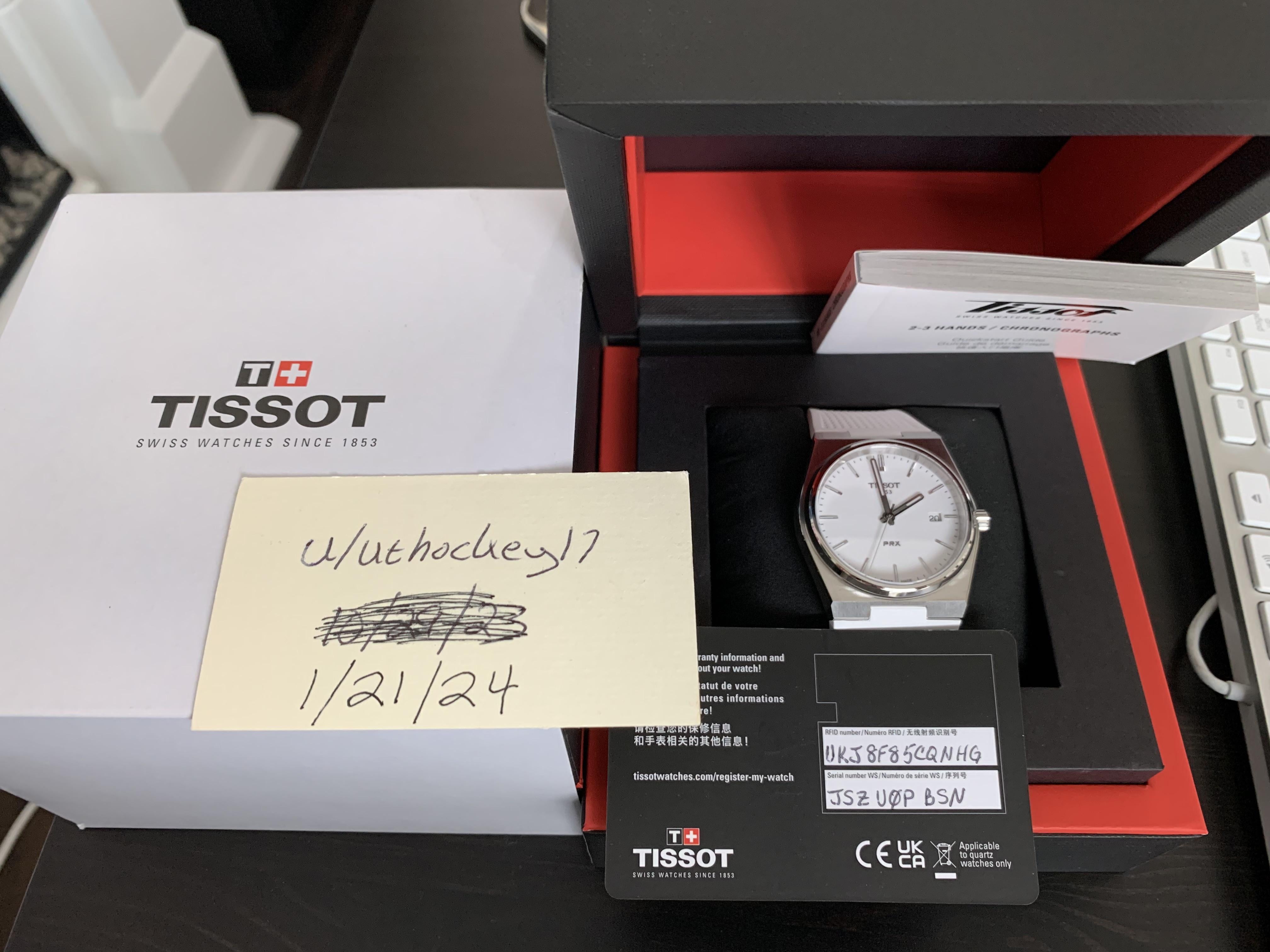 WTS Tissot PRX 39mm UNWORN WatchCharts Marketplace