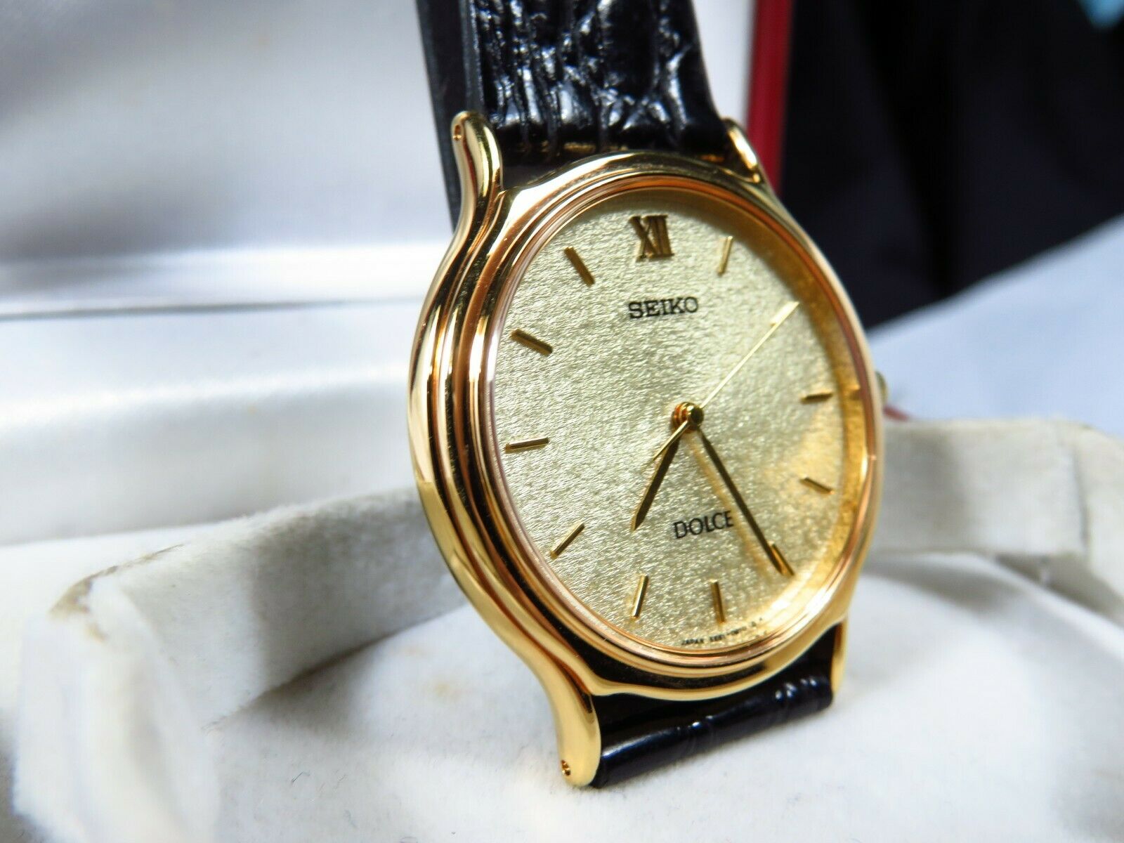 SEIKO DOLCE 腕時計(クォーツ) Seiko DOLCE unisex adult watch 34mm Gold/Silver Tone Dial