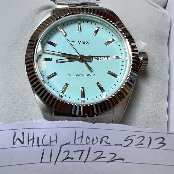 WTS] Timex Legacy 41mm Tiffany Blue BNIB | WatchCharts Marketplace