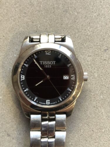 Tissot PR50 J375 475 Mens ALL Stainless Steel Quartz Watch Solar