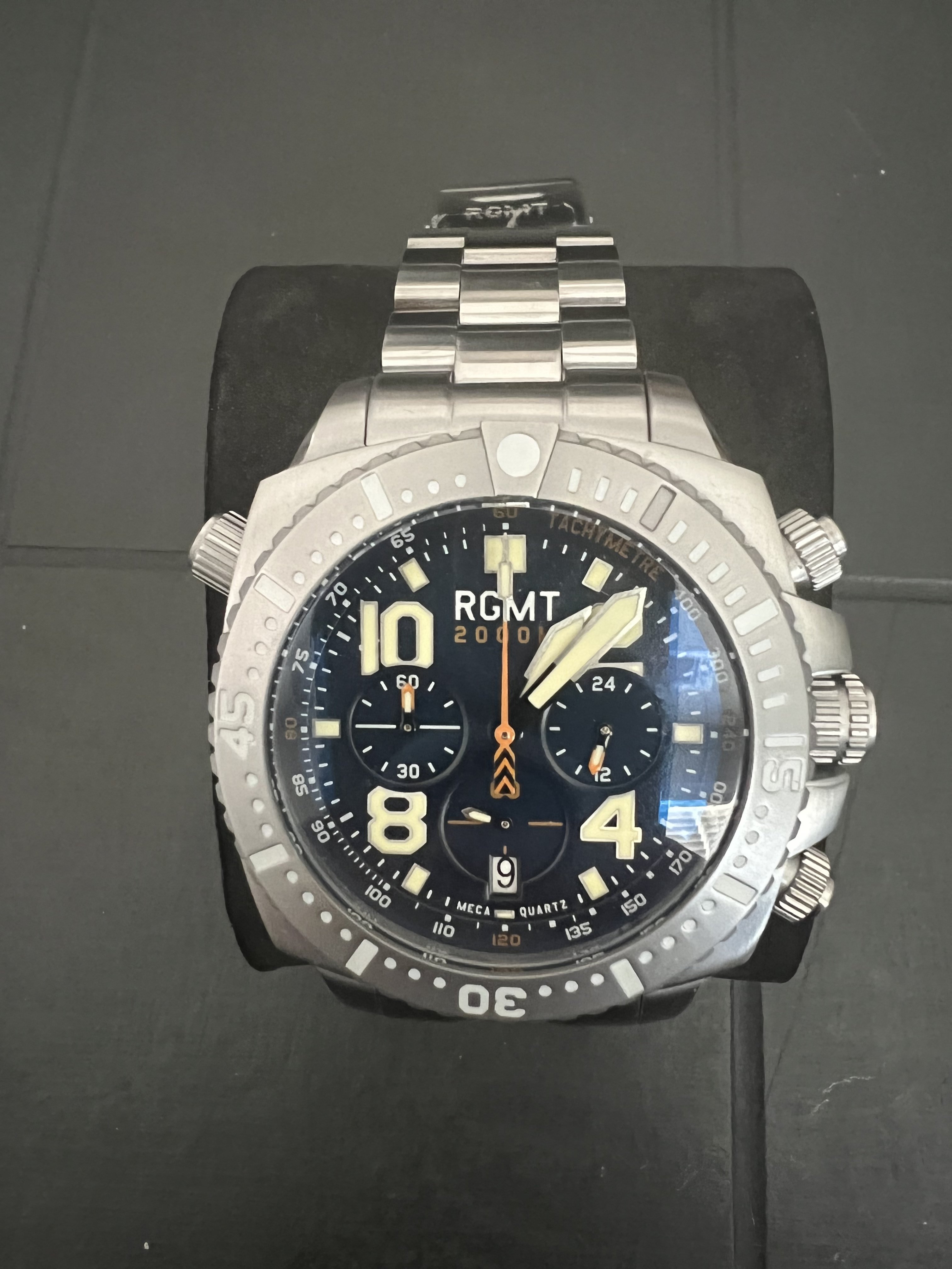 425 USD] RGMT DEMOLITION CHRONOGRAPH 2000M DIVE WATCH 