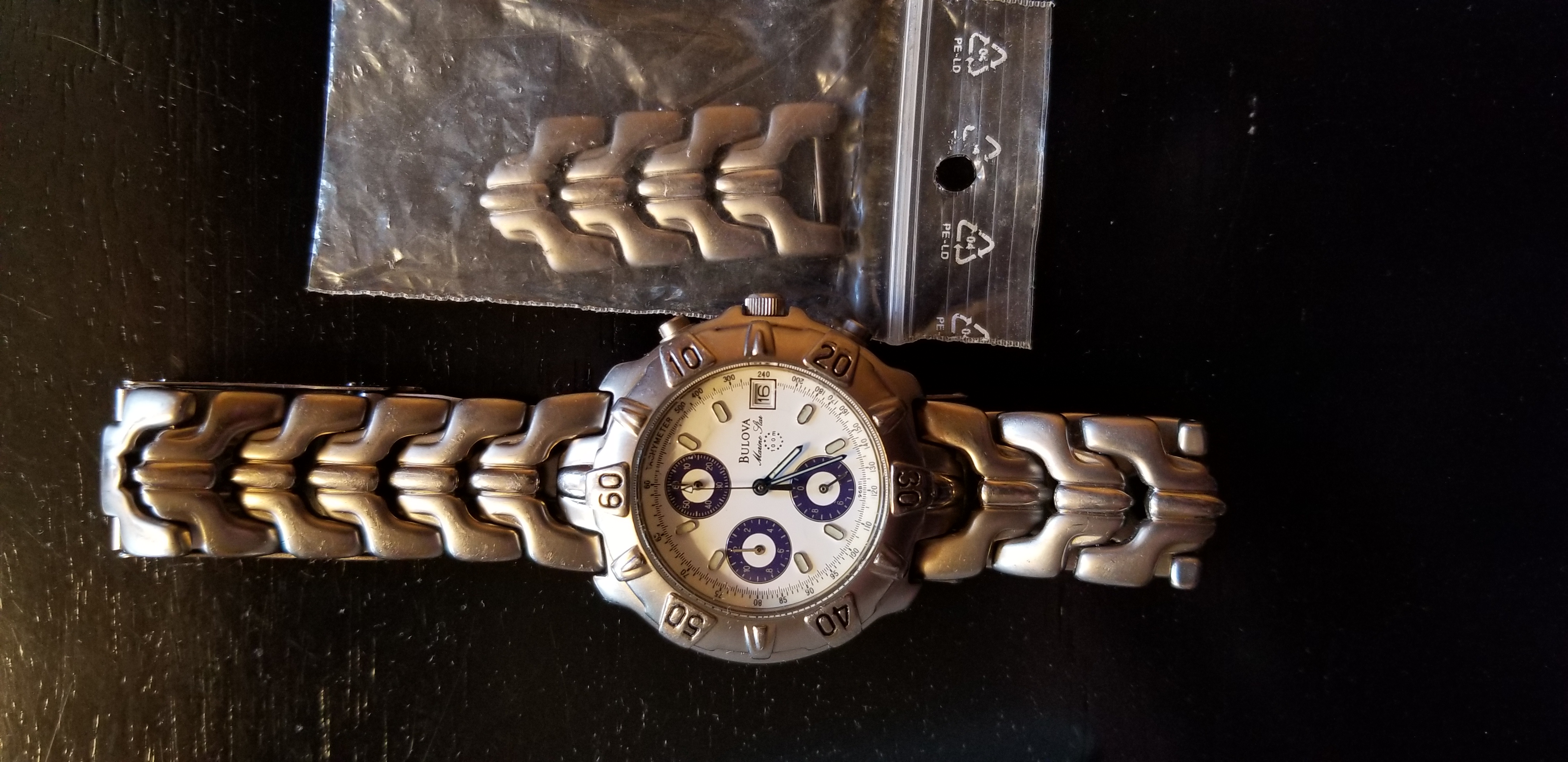 Bulova Marine Star Titanium Chronograph w rotating bezel 125