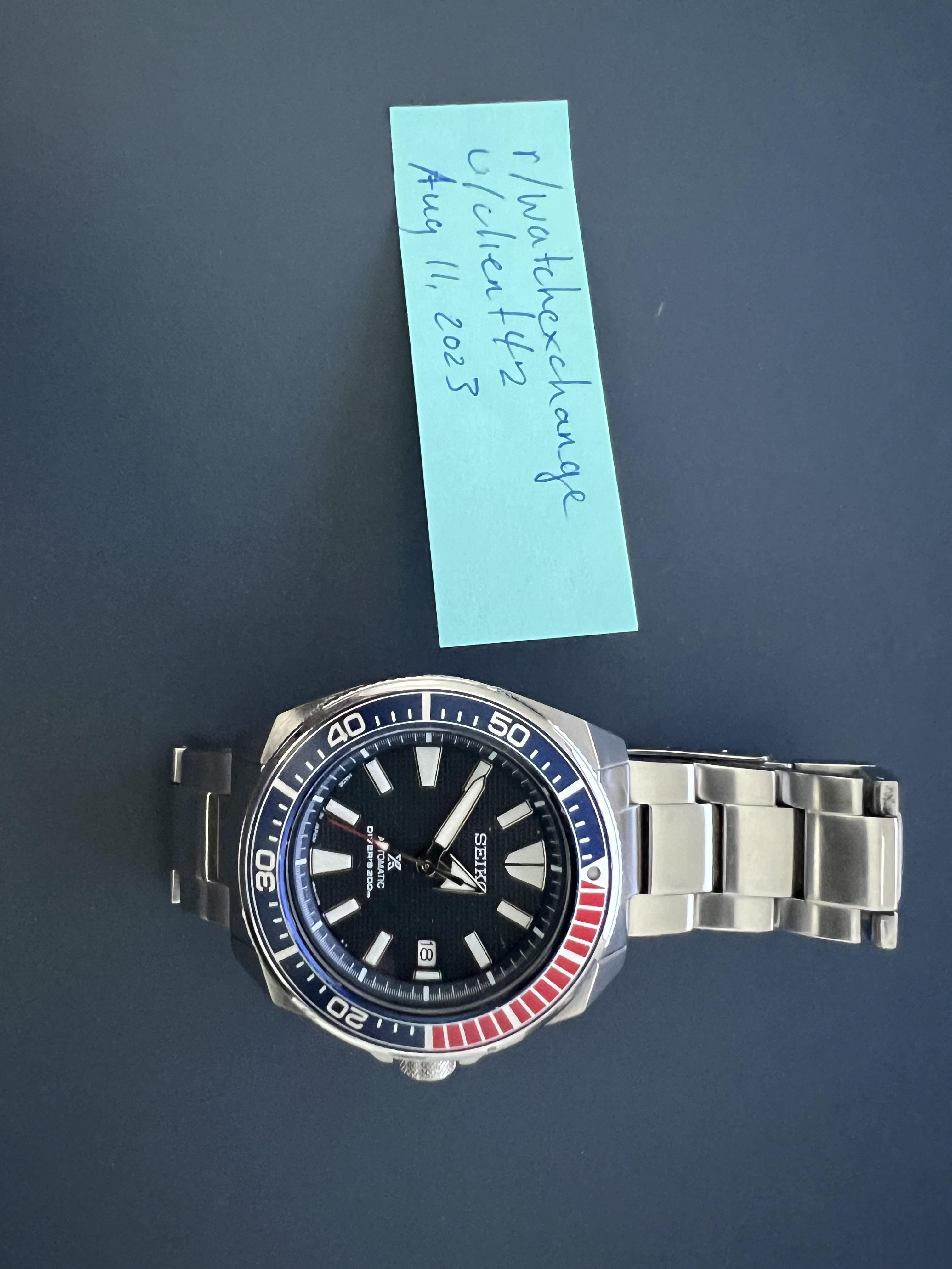 WTS] Seiko Prospex SRPD53J1 4R35 Padi Dial Samurai Automatic
