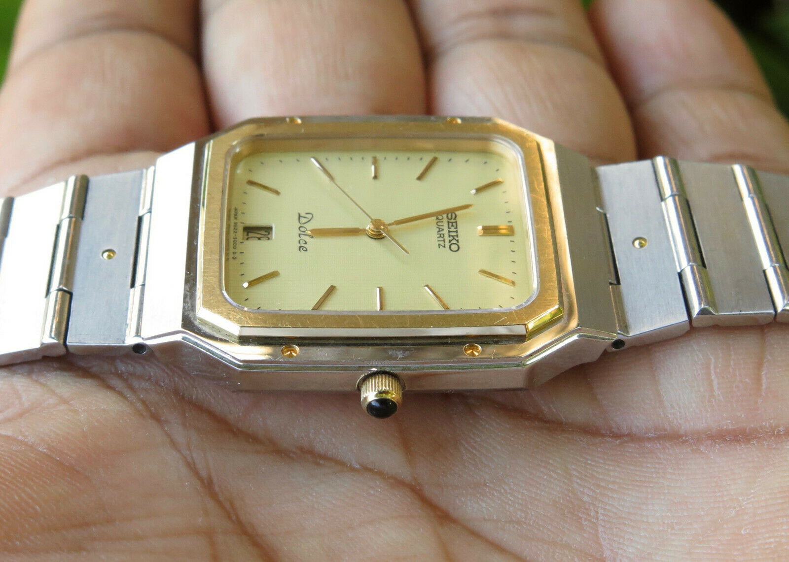 Vintage SEIKO Dolce 9522-5000 Quartz Dress Watch 29mm Mid