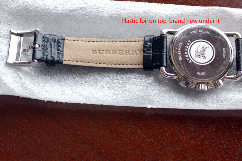 FS: Burberry Heritage Collection Series BU1205 Chronograph watch