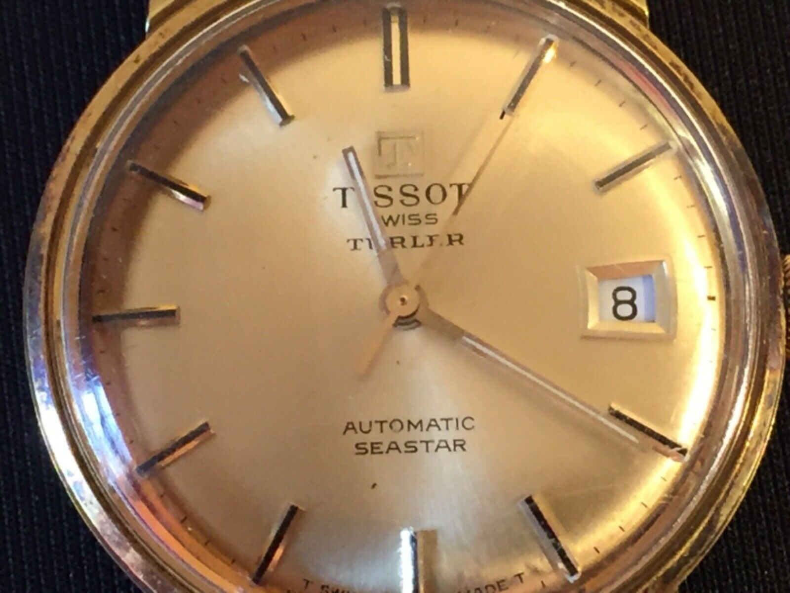 Rare Tissot TURLER signed rare SEASTAR automatic Swiss made Mens