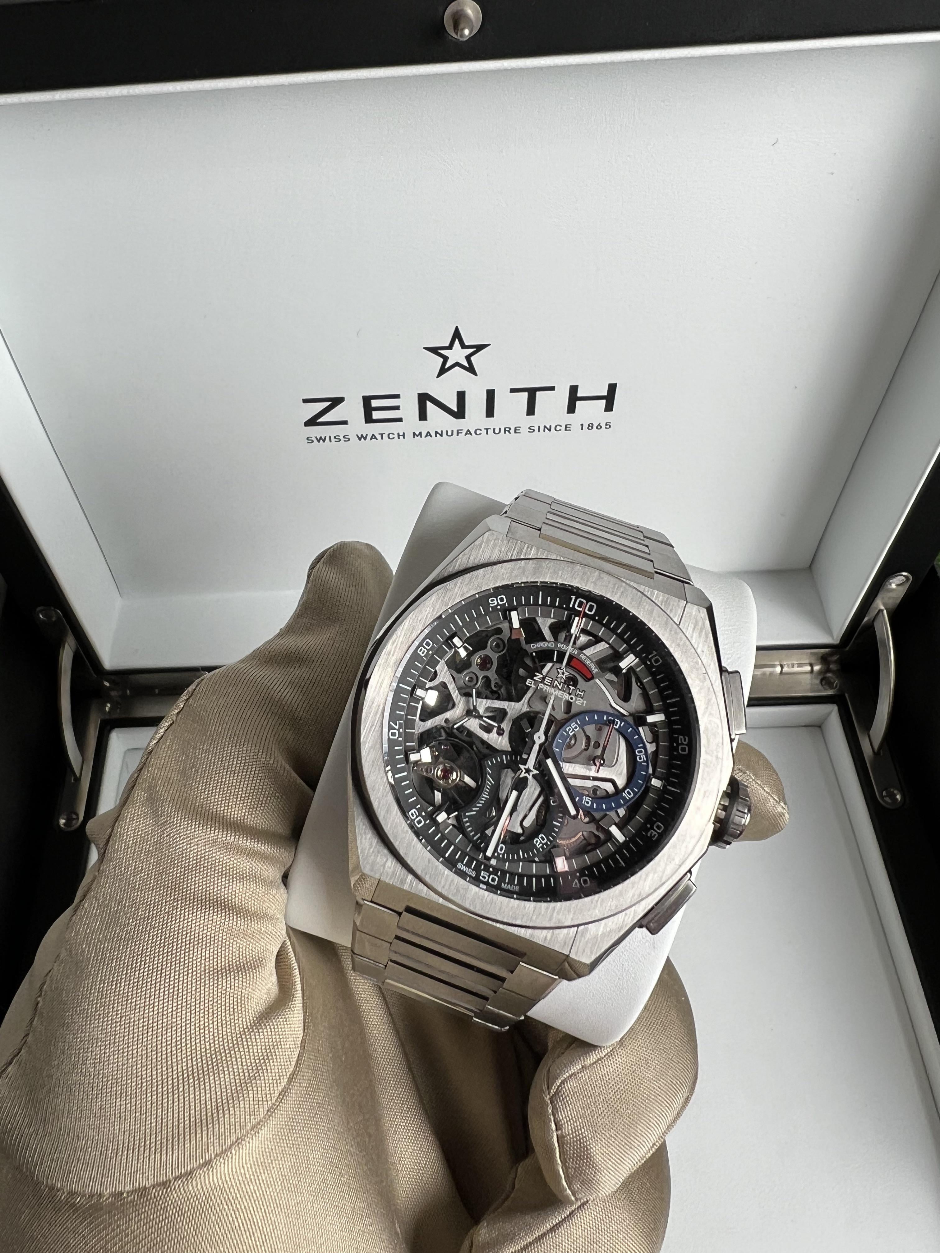 Zenith Defy El Primero 21 Skeleton Chronograph Watch