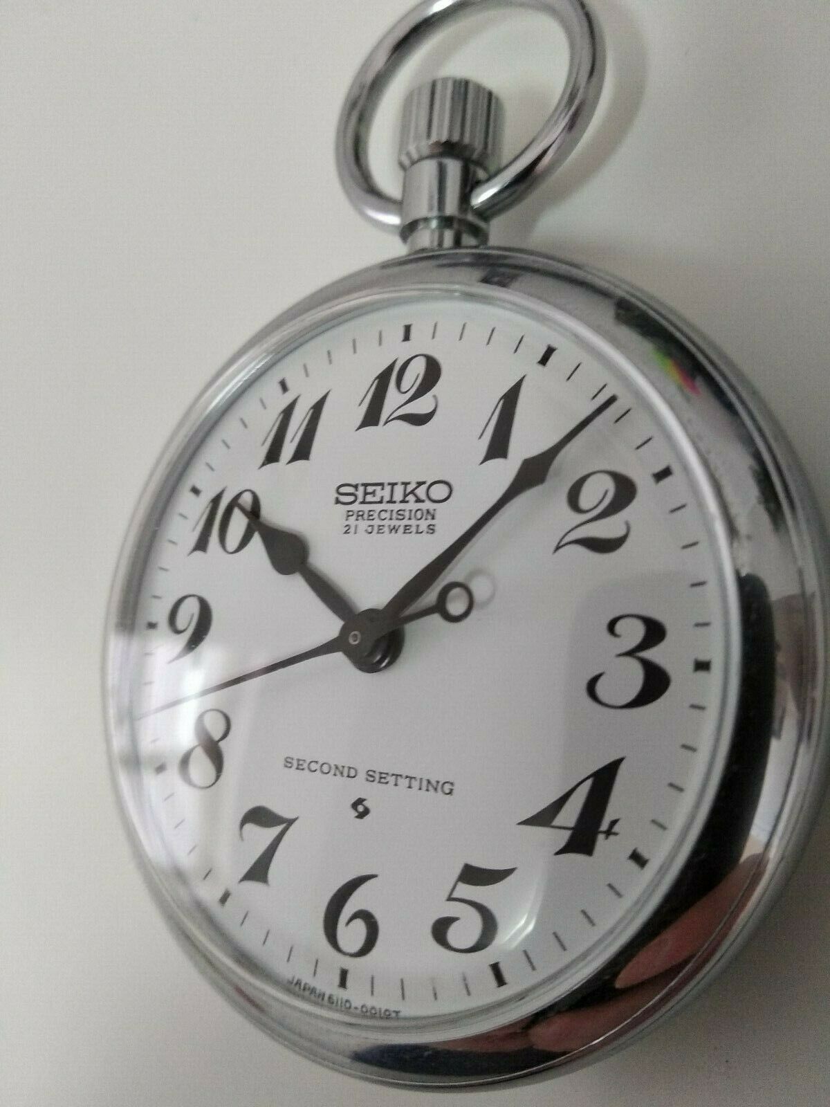 VINTAGE SEIKO 6110-A JAPAN RAILWAYS APPROVED PRECISION