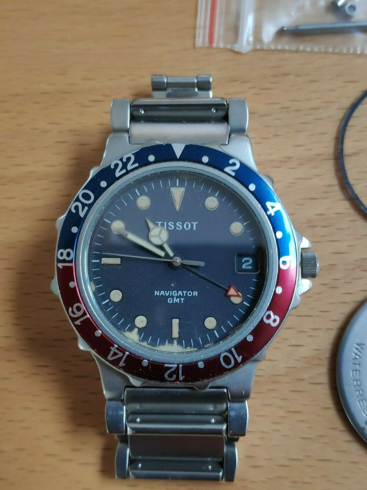 Vintage Tissot Navigator GMT Quartz for repair WatchCharts Marketplace