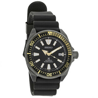 Seiko srpb55 mens black ion prospex automatic dive clearance watch