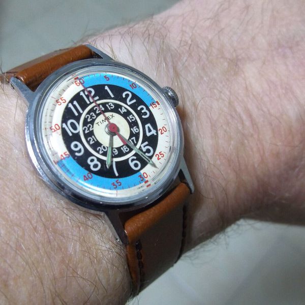 Very Rare 1971 Gents Mens Timex Blackjack Sprite 23171 2471 Wrist