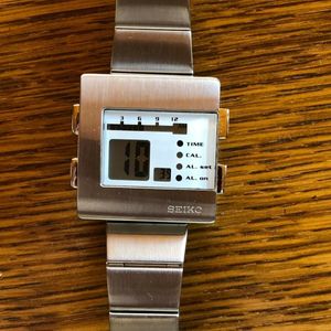 SEIKO NOOKA Matthew Waldman Digital Watch W524-4A00 Pristine, Complete,  Perfect! | WatchCharts