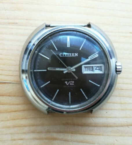 Citizen Seven Star V2 automatic cal.7290 25 Jewels Japan vintage