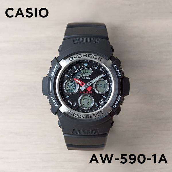 [In translation] [Crushed box] CASIO G-SHOCK Casio G-SHOCK AW-590-1A ...