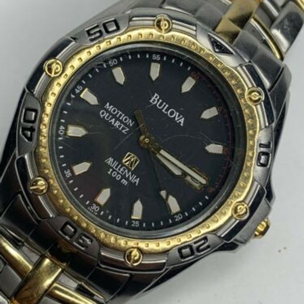 Bulova Millennia Motion Quartz Mens Watch, Runs Perfect WatchCharts