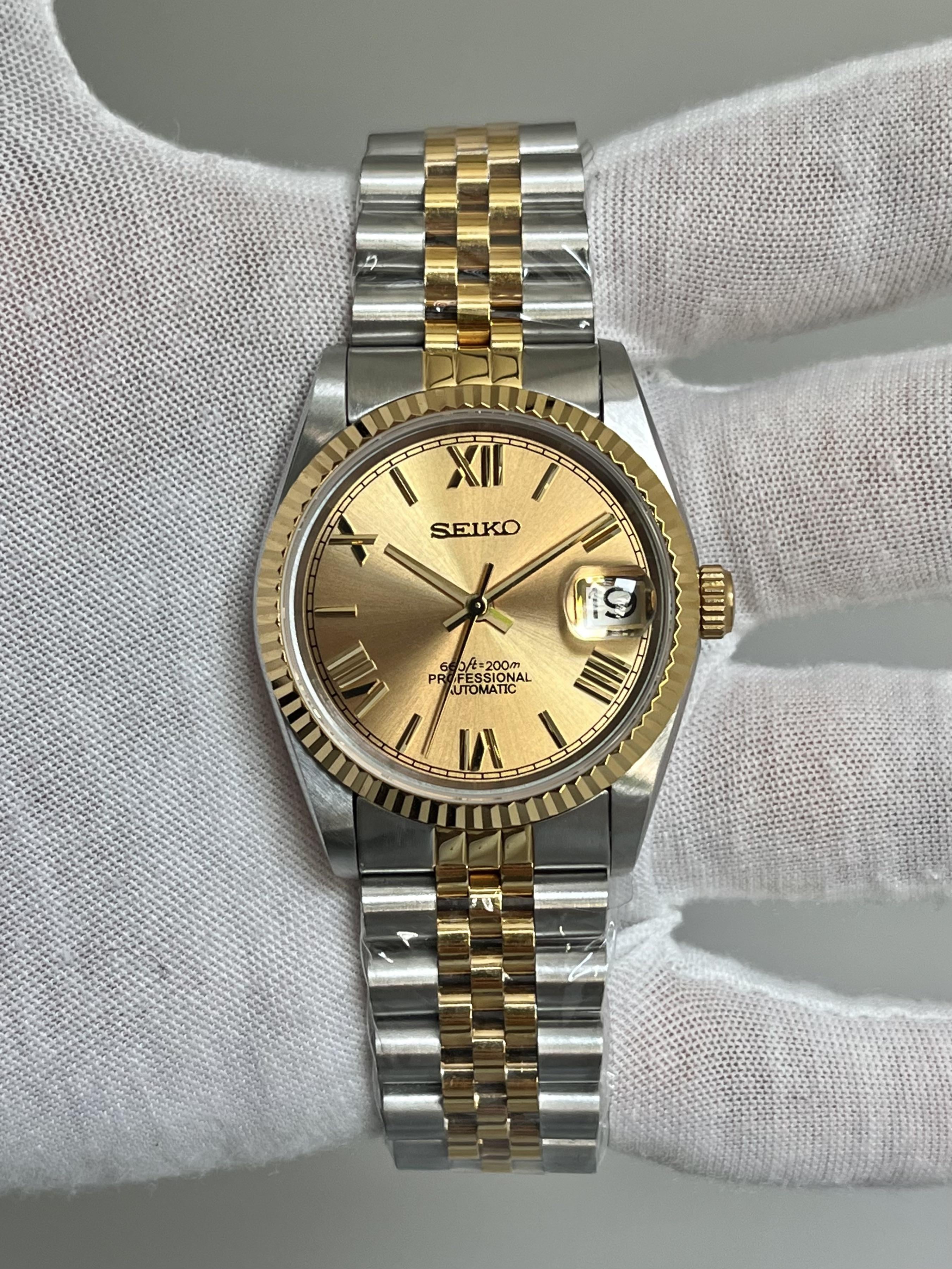 WTS EU Seiko Datejust 36mm Two tone Jubilee Mod Build WatchCharts