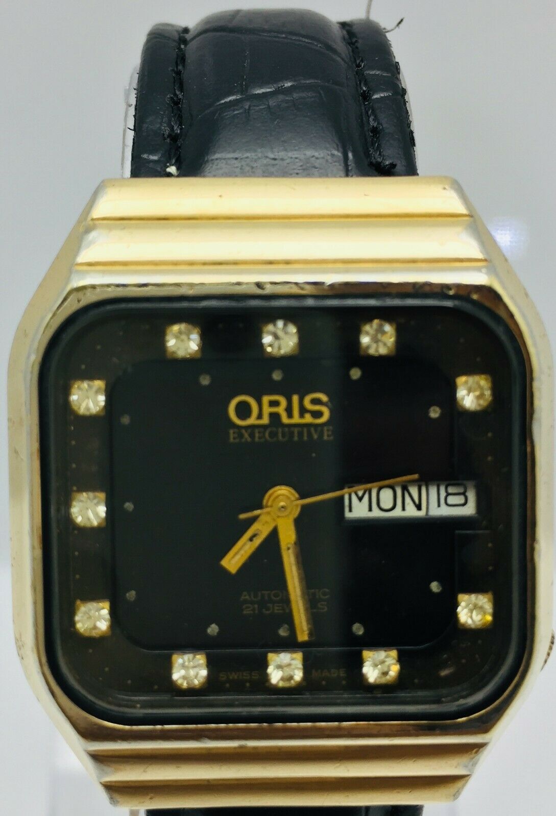 VINTAGE ORIS EXECUTIVE AUTOMATIC 21 JEWELS UNISEX MICRON WATCH