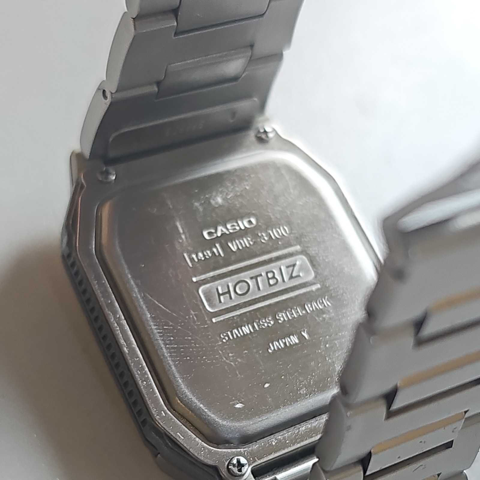 Casio VDB-3100 Hotbiz Rare Touch Screen Watch - Silver / Gold