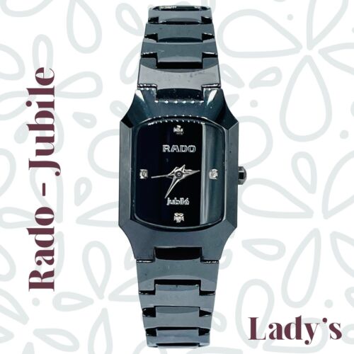 Rado Ladies Jubile Watch Black Ceramic 180.0286.5 WatchCharts Marketplace