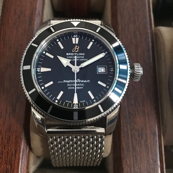 Breitling Superocean Heritage 42mm A17321 Complete Set, Black Dial ...