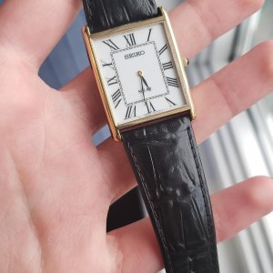 WTS] Seiko SUP880 Mint Condition + Brown Strap- Cartier Tank