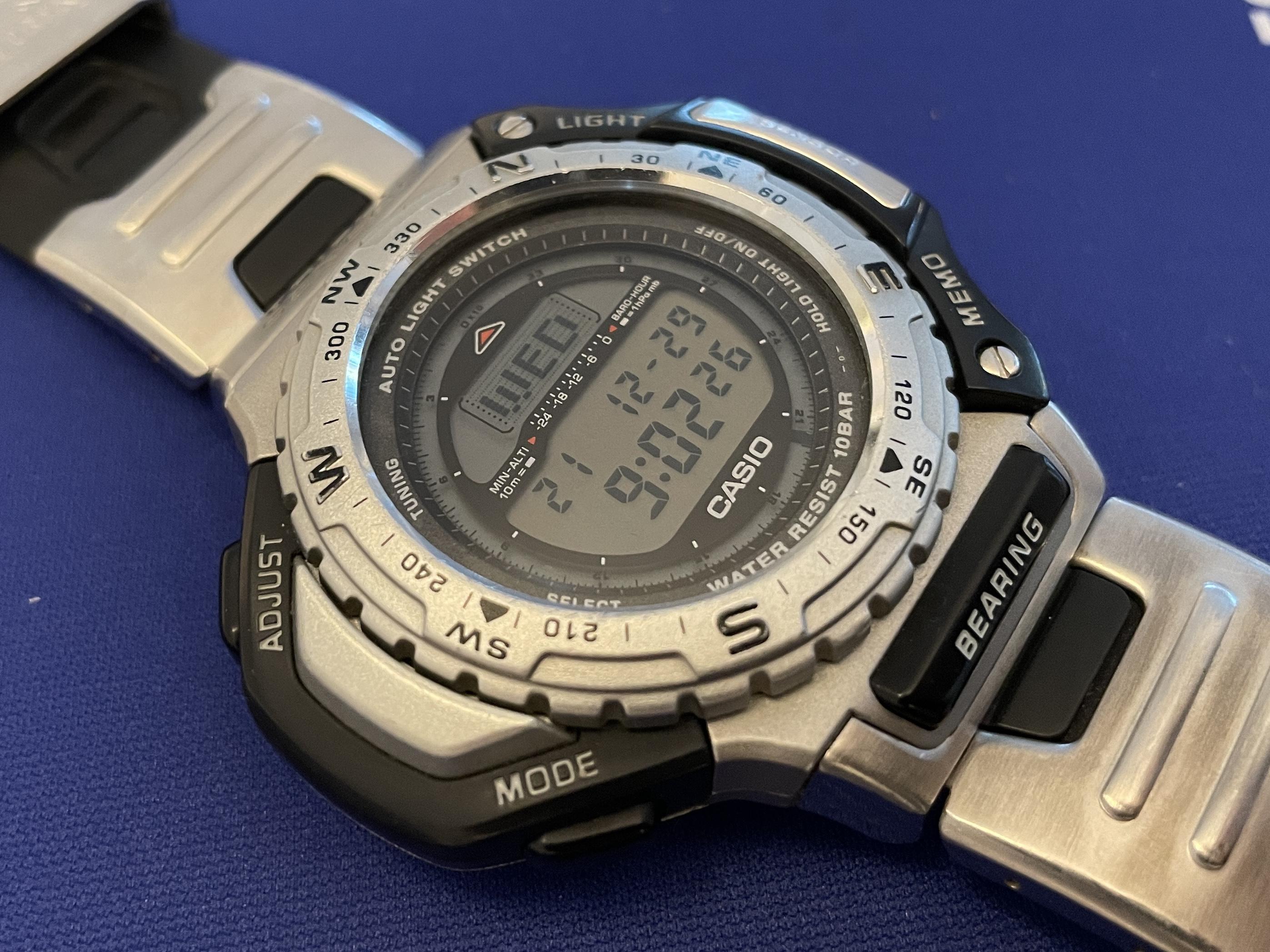 WTS] Casio ProTrek PRT-1400 Titanium Triple Sensor | WatchCharts