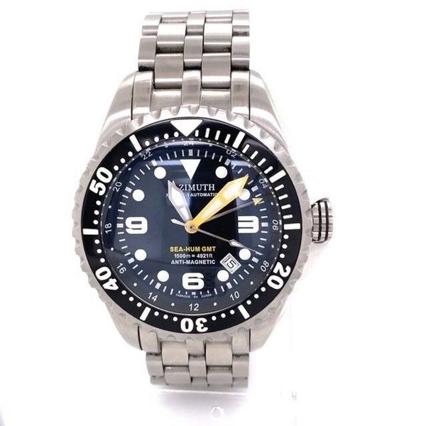 Sea Hum SgWatchHub! Azimuth Sea Hum GMT Black Dial Watch! | WatchCharts Marketplace