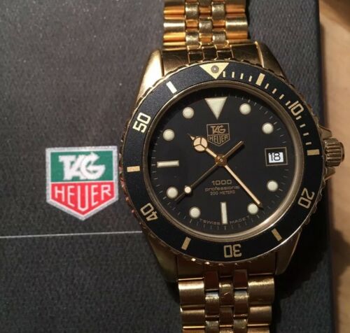 tag heuer 1000 professional gold