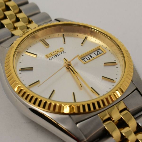 Beautiful Seiko SGF204 Two-Tone 36mm Wrist Watch in Fantastic Condition |  WatchCharts