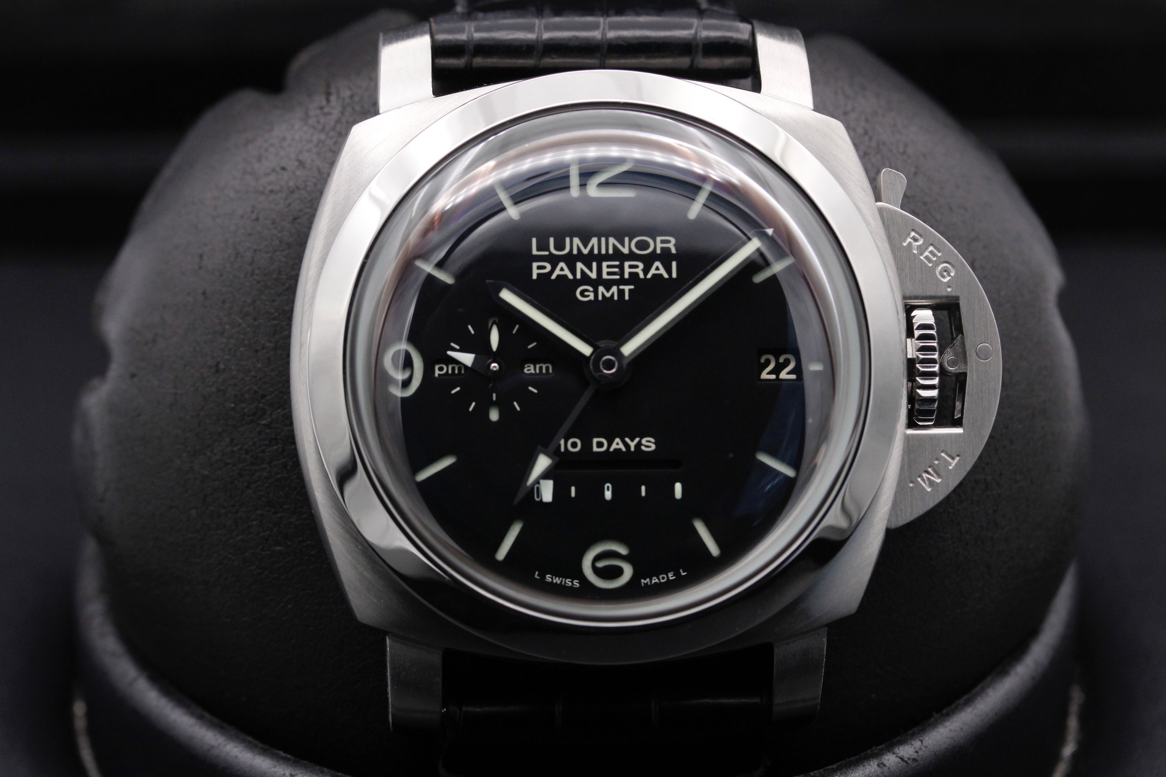 FSOT Panerai Luminor GMT PAM 270 Black Stainless Steel