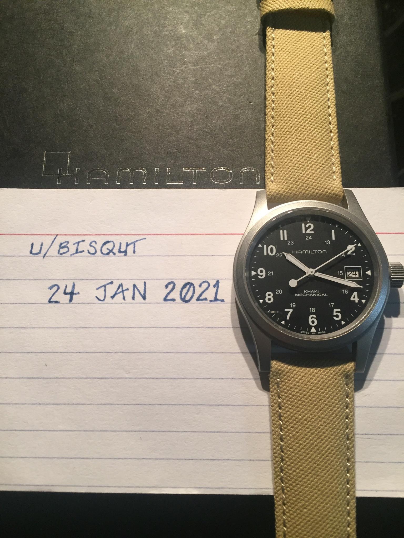 WTS Hamilton Khaki Field Mechanical H69419933 ETA movement