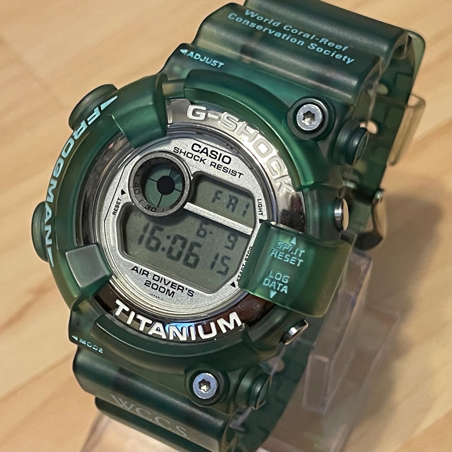 WTS Casio G Shock DWWCT WCCS Frogman Red Jelly Skeleton
