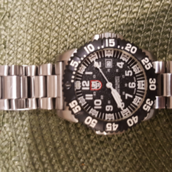 FSO Luminox Navy Seals 3150 Dive Watch on Steel Band Excellent ...
