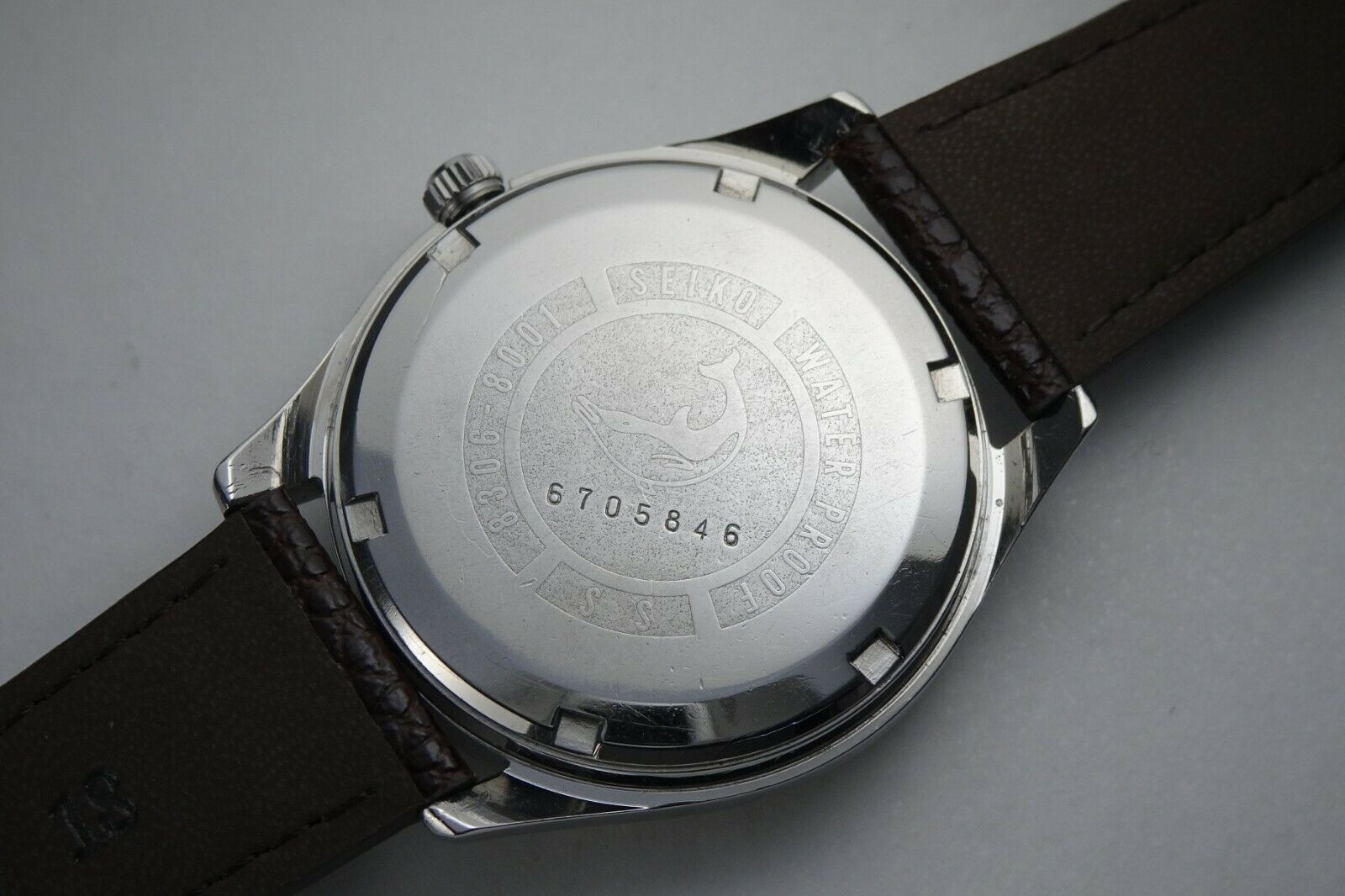Vintage 1966 JAPAN SEIKO SEIKOMATIC-R WEEKDATER 8306-8001 30Jewels 