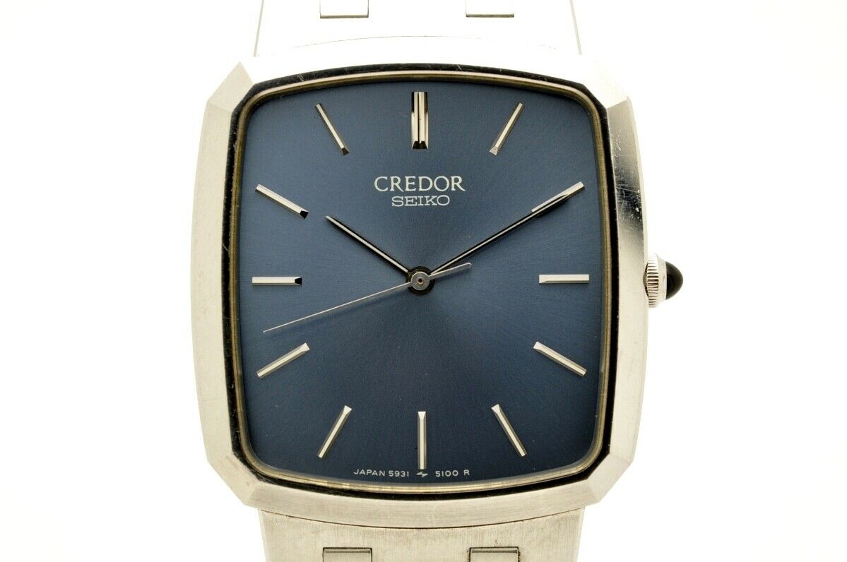 Vintage Seiko CREDOR 1989 Quartz 5931-5120 Luxury Men's Watch