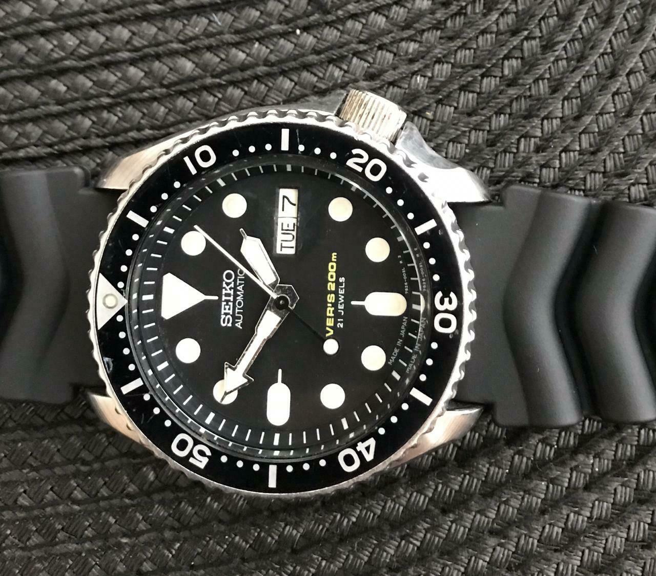 SEIKO SKX007J SKX007 JAPAN JDM Model 7s26-0020 USED DIVER'S WATCH