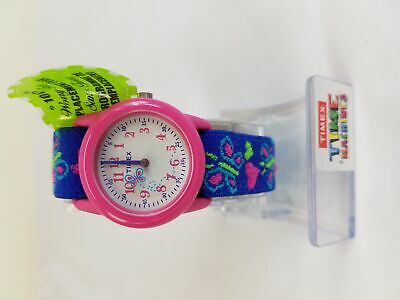 Timex girls time machines discount analog elastic fabric strap watch