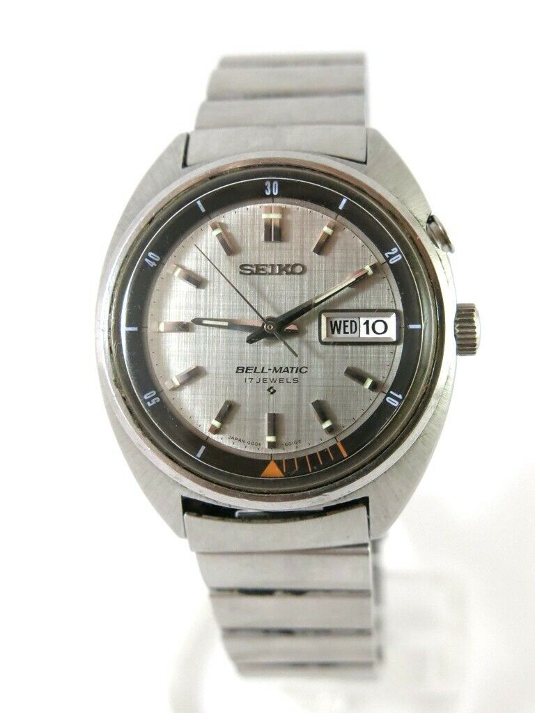 SEIKO Bell-Matic 4006-6010 Alarm Automatic Watch 17J' Day/Date Vintage |  WatchCharts