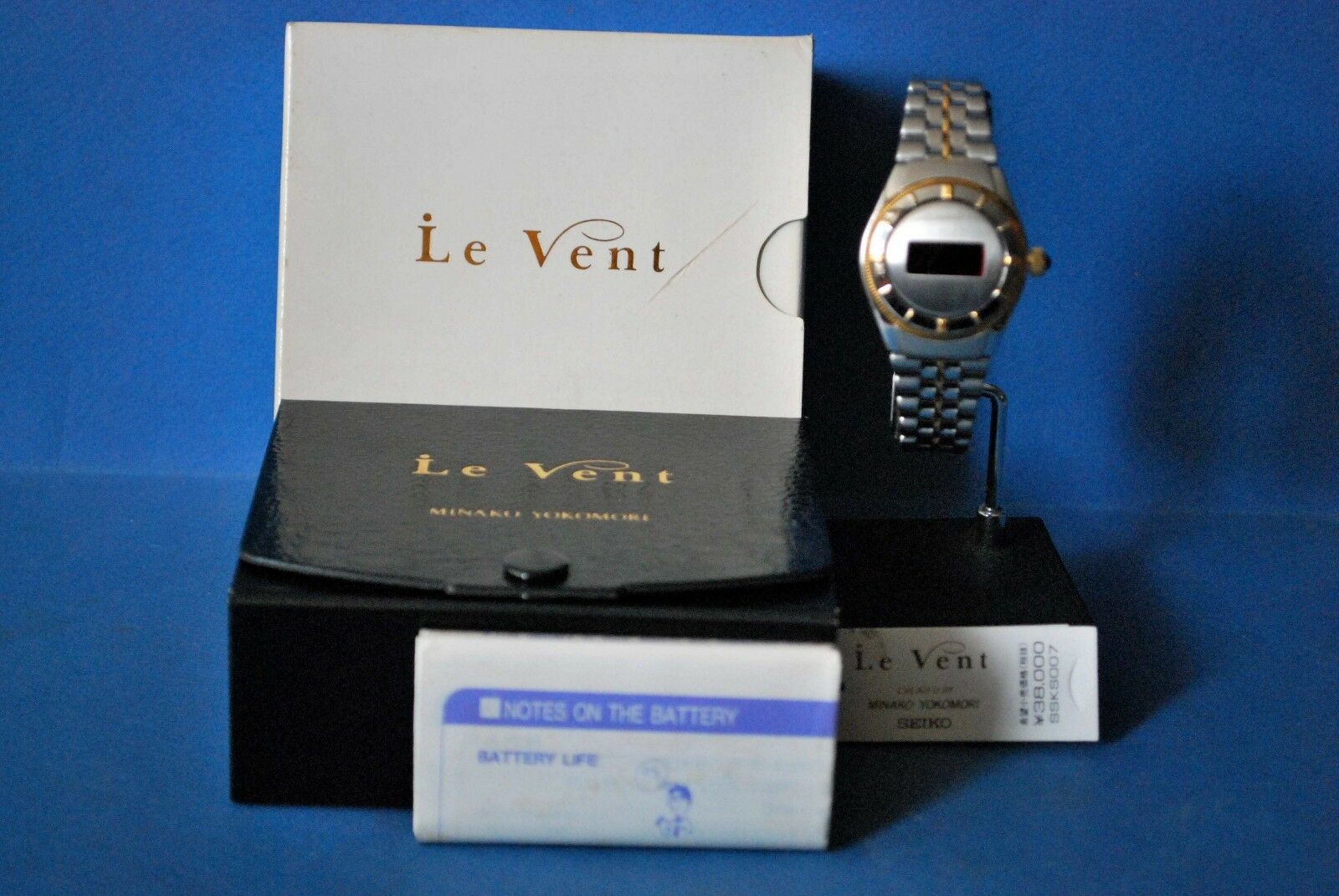 VINTAGE SEIKO LED L600-4010. LE VENT. BY MINAKO YOKOMORI. V.V.RARE