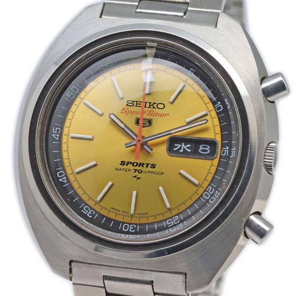 Seiko Speedtimer Chronograph (7017-6010) Market Price | WatchCharts